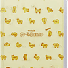 Ginibis Animal Biscuit Tabeko Carpeta transparente con estuche y cremallera 