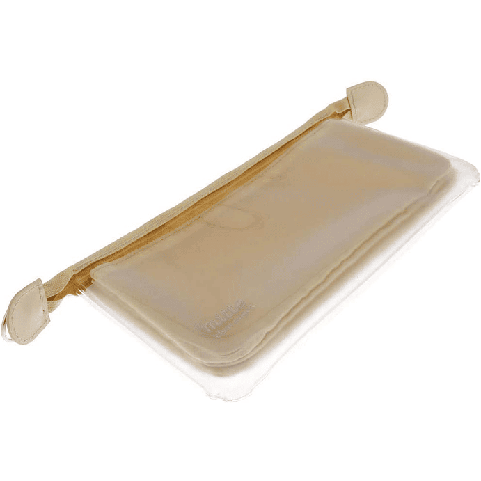 Mitte - Estuche transparente, plano, color beige claro 4