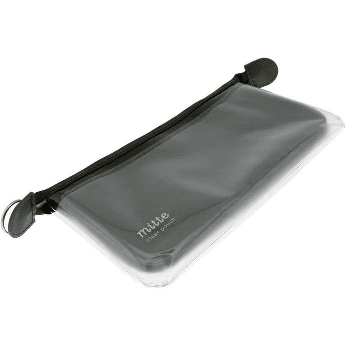 Mitte - Estuche transparente plano, negro claro 2