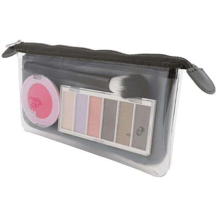 Mitte - Estuche transparente plano, negro claro 4