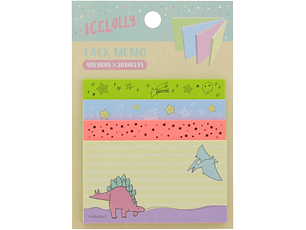 ICELOLLY STICKY MEMO Dinosaurios