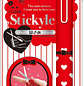 STICKYLE Tijeras portátiles  Rojo con Corazones - Miniatura 1