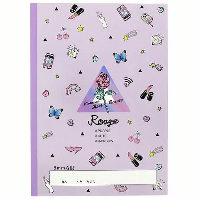 Cuaderno edición limitada cuadrícula de 5 mm Diamond Rose