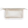 Clear pouch mitte mesh flat - 4 opciones de color