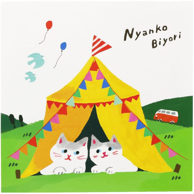 Nyanko Biyori STICKY MEMO BOOK Camping
