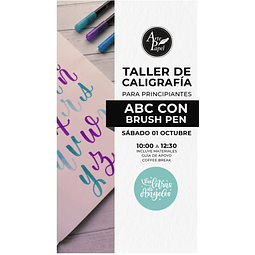 ABC con Brush Pen Taller de caligrafía para principiantes