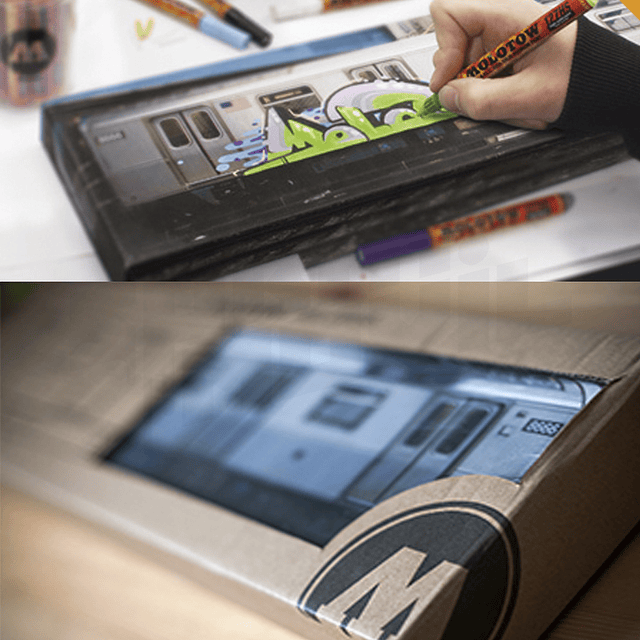 CANVAS TRAIN METRO DE NYC