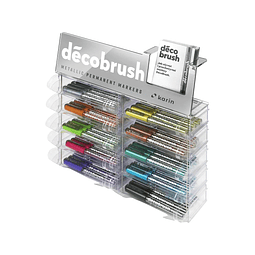 KARIN Deco Brush Metallic 28Z2 Display 120 pcs.