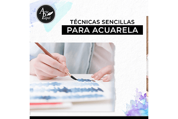 Técnicas sencillas para acuarela