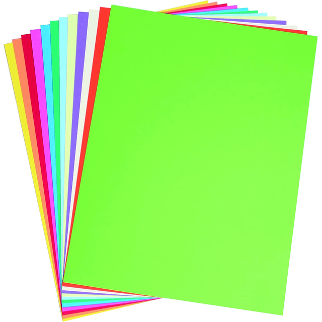 Papel de Dibujo Granulado de Colores Etival (Pack de 12 Hojas)