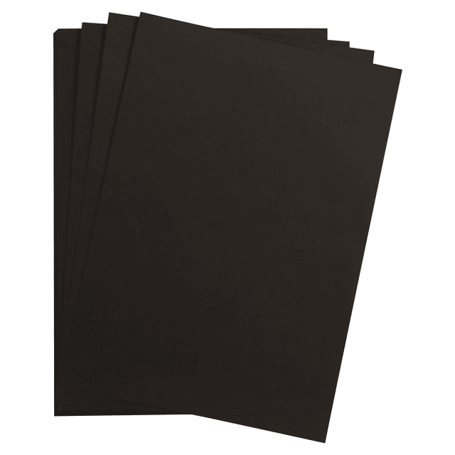 Resma 250 hojas papel Maya Negro (2 tamaños)