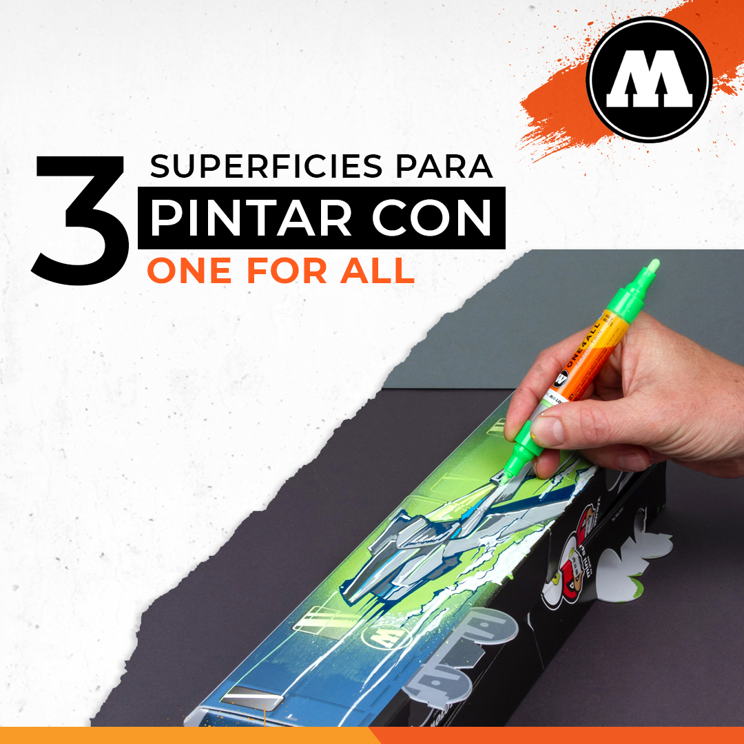 3 Superficies One for All Molotow 