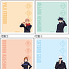 Jujutsu Kaisen Sticky notes B