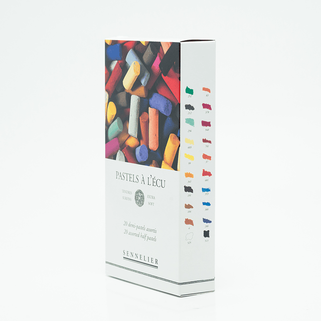 Caja de Cartón Pastel À L'ecu Sennelier 20 Medios Pasteles