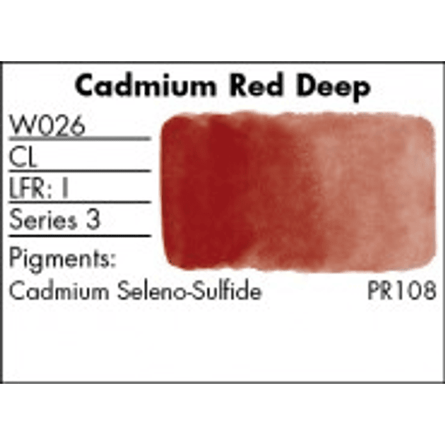 W026 - Cadmium Red Deep