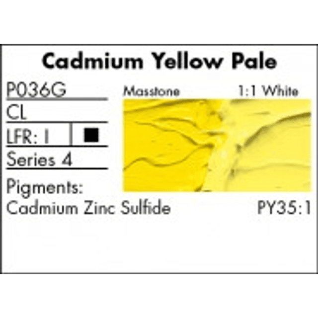 P036G - Cadmium Yellow Pale