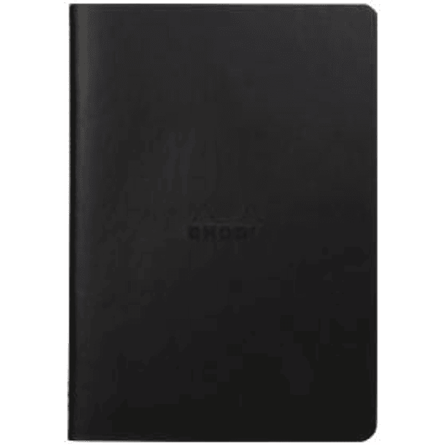 Cuaderno A5 con lomo cosido - Negro