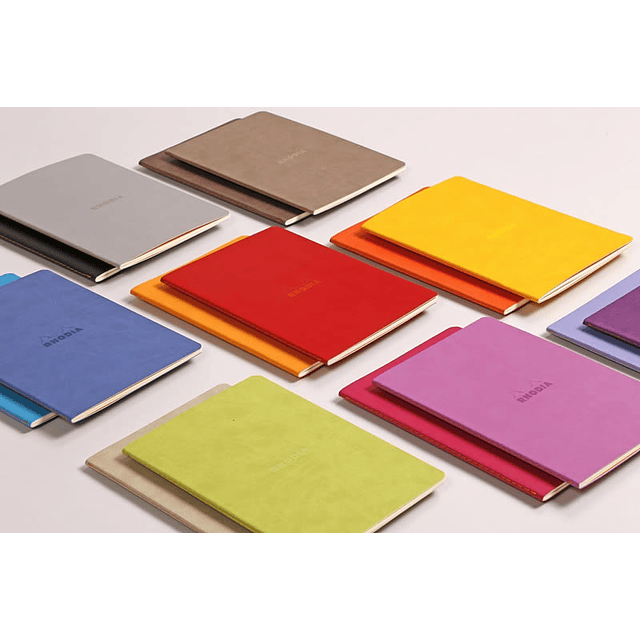 Cuaderno Líneas A5 con lomo cosido (Colores)