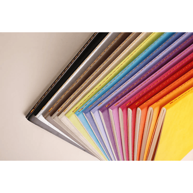 Cuaderno Líneas A5 con lomo cosido (Colores)