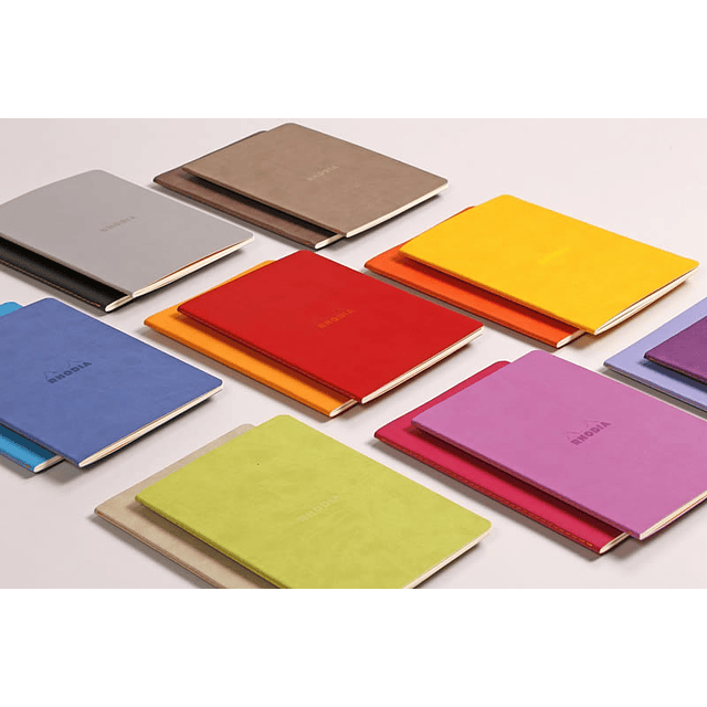 Rhodia Sewn Spine Rhodiarama A5 color Iris, Líneas