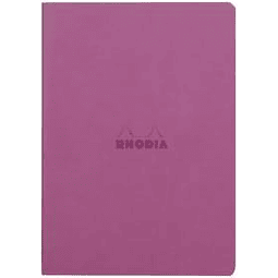 Rhodia Sewn Spine Rhodiarama A5 color Lila, Líneas