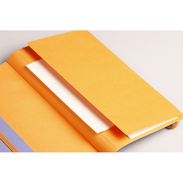 Rhodiarama Soft Cover A5, Orange, Líneas