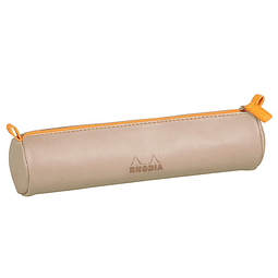 Estuche redondo - Beige