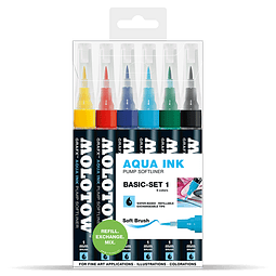 Pump Softliner Aqua 1mm Wallet Basic-Set 1 6 pcs. 