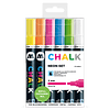 Chalk marker 4mm Wallet Basic-Set 2 6 pcs. 