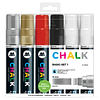 Set Marcadores Efecto Pizarra - Chalk marker 15mm Wallet Basic-Set 1 