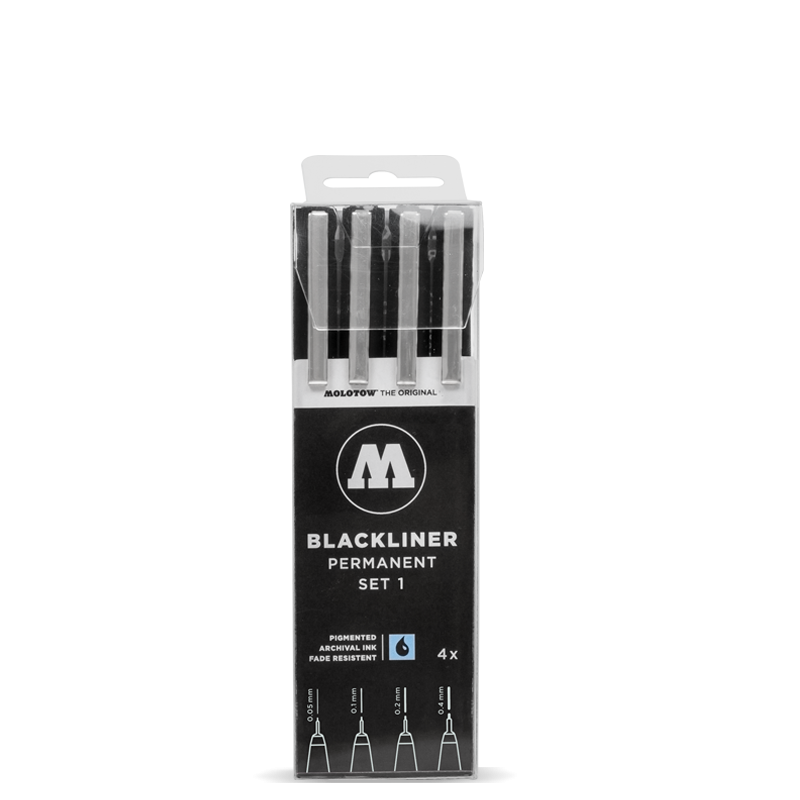 Tiralíneas Blackliner Set 1
