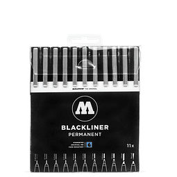 Tiralíneas Blackliner Set 11 pcs 