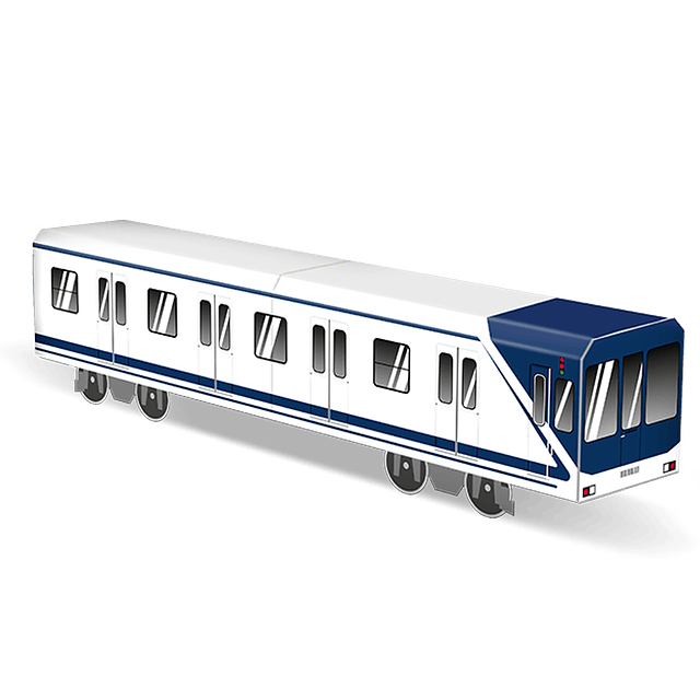 Cardboard wagon Mini Subwayz Theme: Madrid 