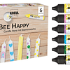 KREUL Candle Pen 'Bee Happy', set de 6