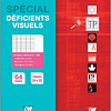 Cuaderno 24 x 32 cm, para personas con discapacidad visual