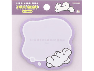 Shiroiusagichan Sticky Notes, Light purple