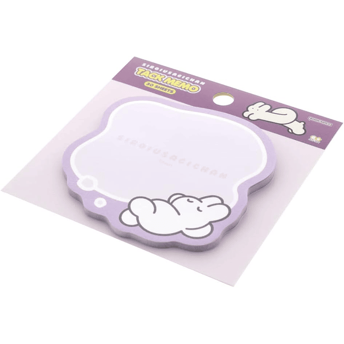 Shiroiusagichan Sticky Notes, Light purple 2
