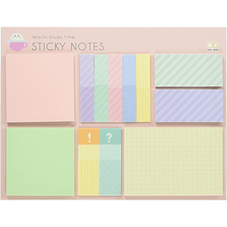 Study Time Sticky Notes Set, A
