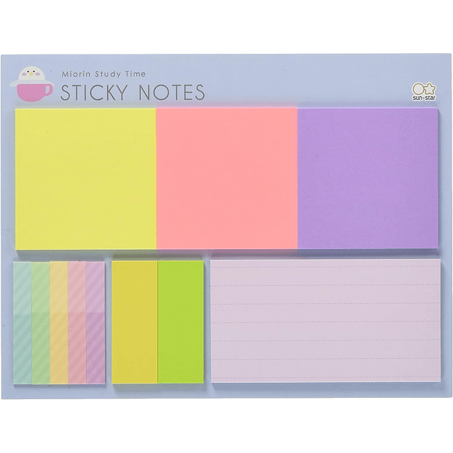 Study Time Sticky Notes Set, B