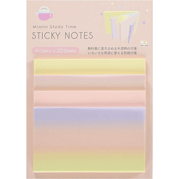Study Time Sticky Notes, A-Pattern