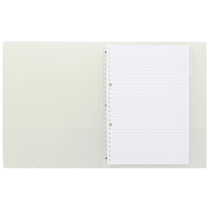 Carpeta de hojas sueltas Cream Yellow Mitte B5 26 agujeros 3