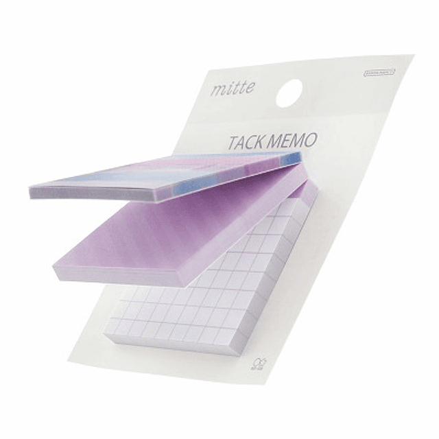 Square Bloc Sticky Notes Light Purple