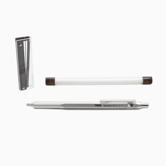 TWSBI Precision RT Pipe Pencil Matt Silver 3