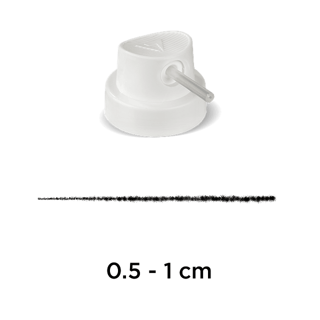 PIPE CAP 'SKINNY' (WHITE) Pack 100