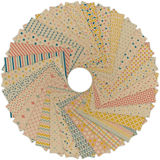 ORIGAMI pack 60 hojas - 15 x 15 cm - Krafty color