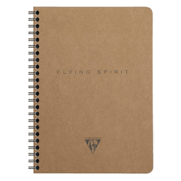 Cuaderno de líneas "Flying Spirit" A5 60 Hojas - Kraft