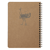 Cuaderno de líneas "Flying Spirit" A5 60 Hojas - Kraft