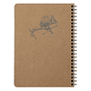 Cuaderno de líneas "Flying Spirit" A5 60 Hojas - Kraft