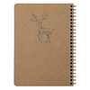 Cuaderno de líneas "Flying Spirit" A5 60 Hojas - Kraft