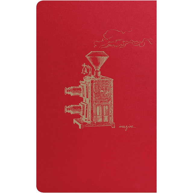 Cuaderno de líneas "Flying Spirit" ( 3 tamaños ) Rojo